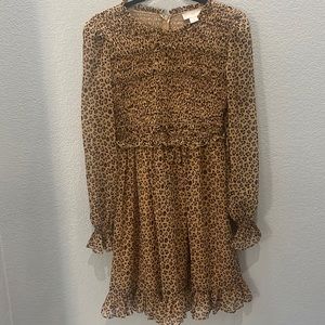 Rachel Parcell leopard print dress size XS